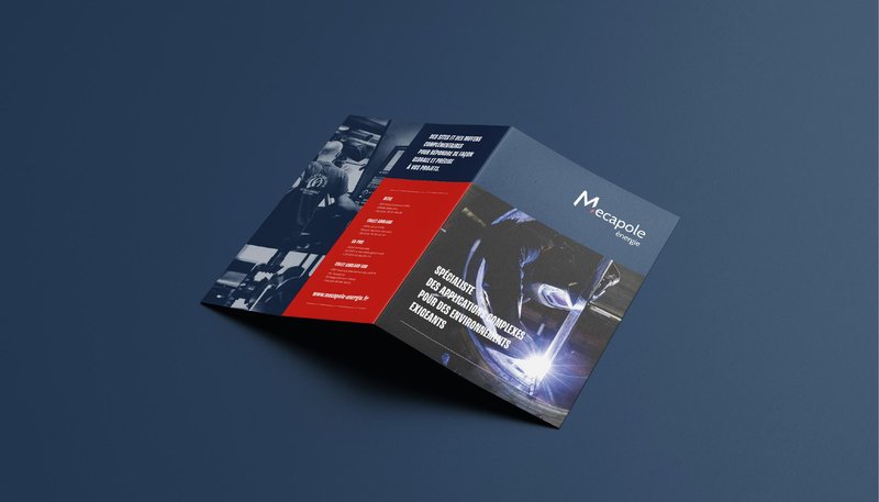 Plaquette corporate Mecapole Énergie - couverture